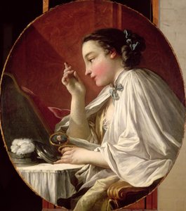 Femme à sa toilette